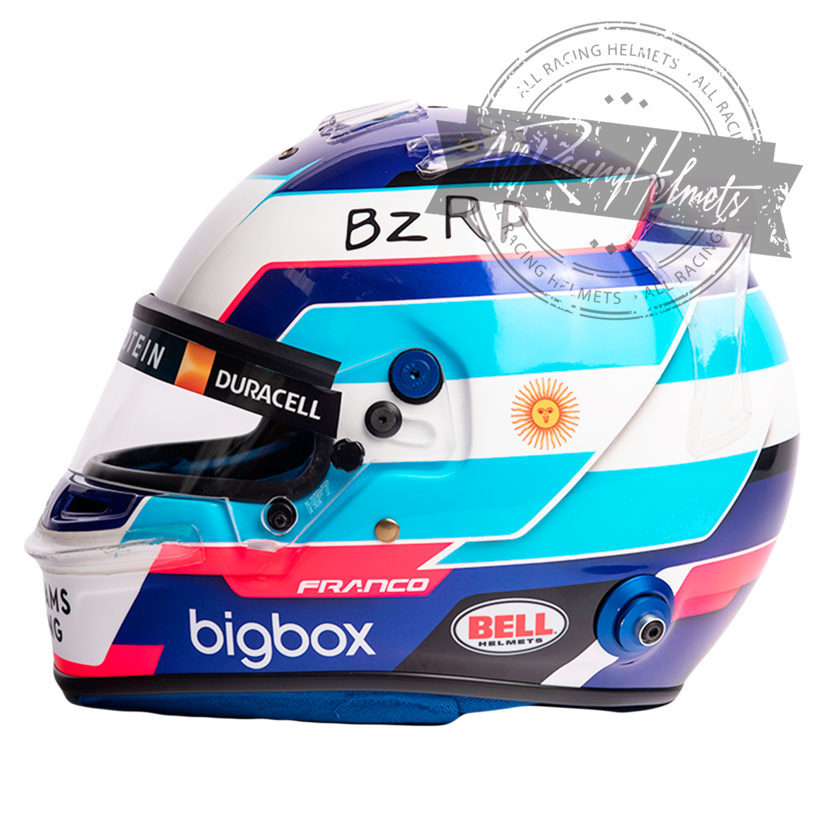 Franco Colapinto 2024 F1 Replica Helmet | Full Scale 1:1