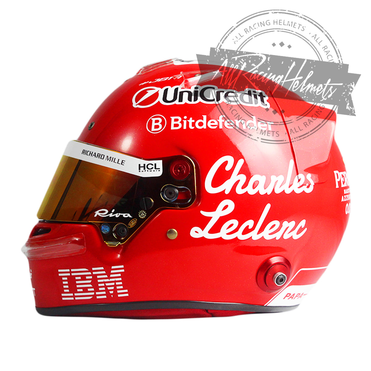 Charles Leclerc 2025 Monza GP F1 Replica Helmet 1:1 Scale
