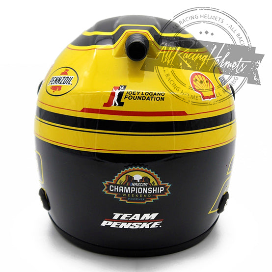 Joey Logano #22 NASCAR 2022 Cup Series Champion Replica Helmet Scale 1:1