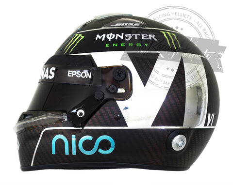 Nico Rosberg 2016 F1 World Champion Replica Helmet Scale 1:1