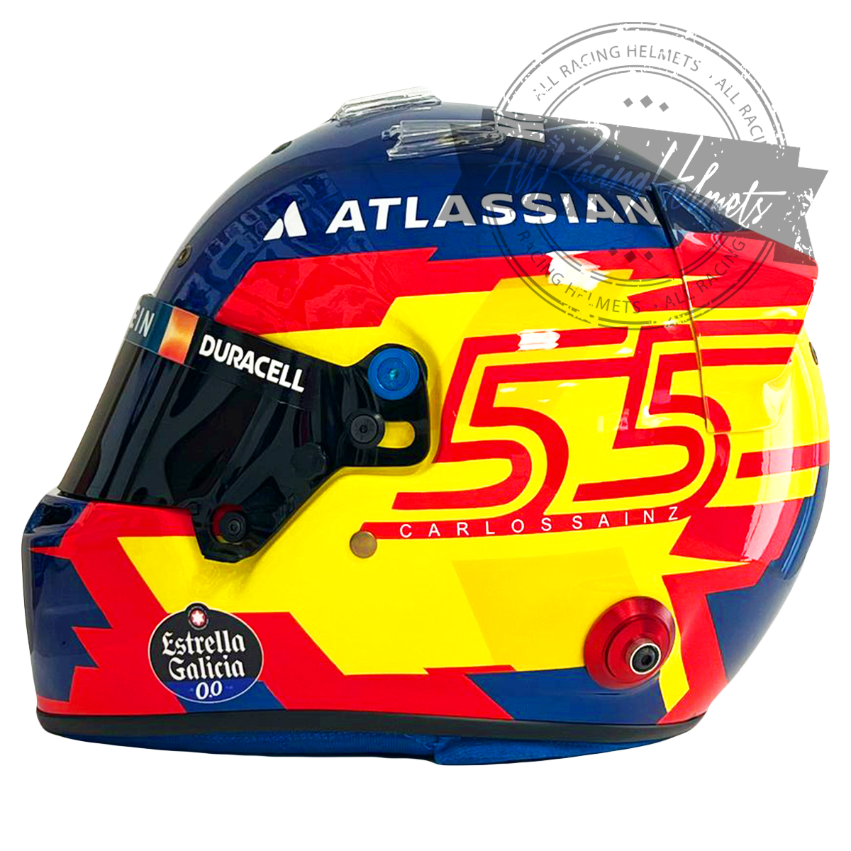 Carlos Sainz 2025 F1 Replica Helmet | Full Scale 1:1