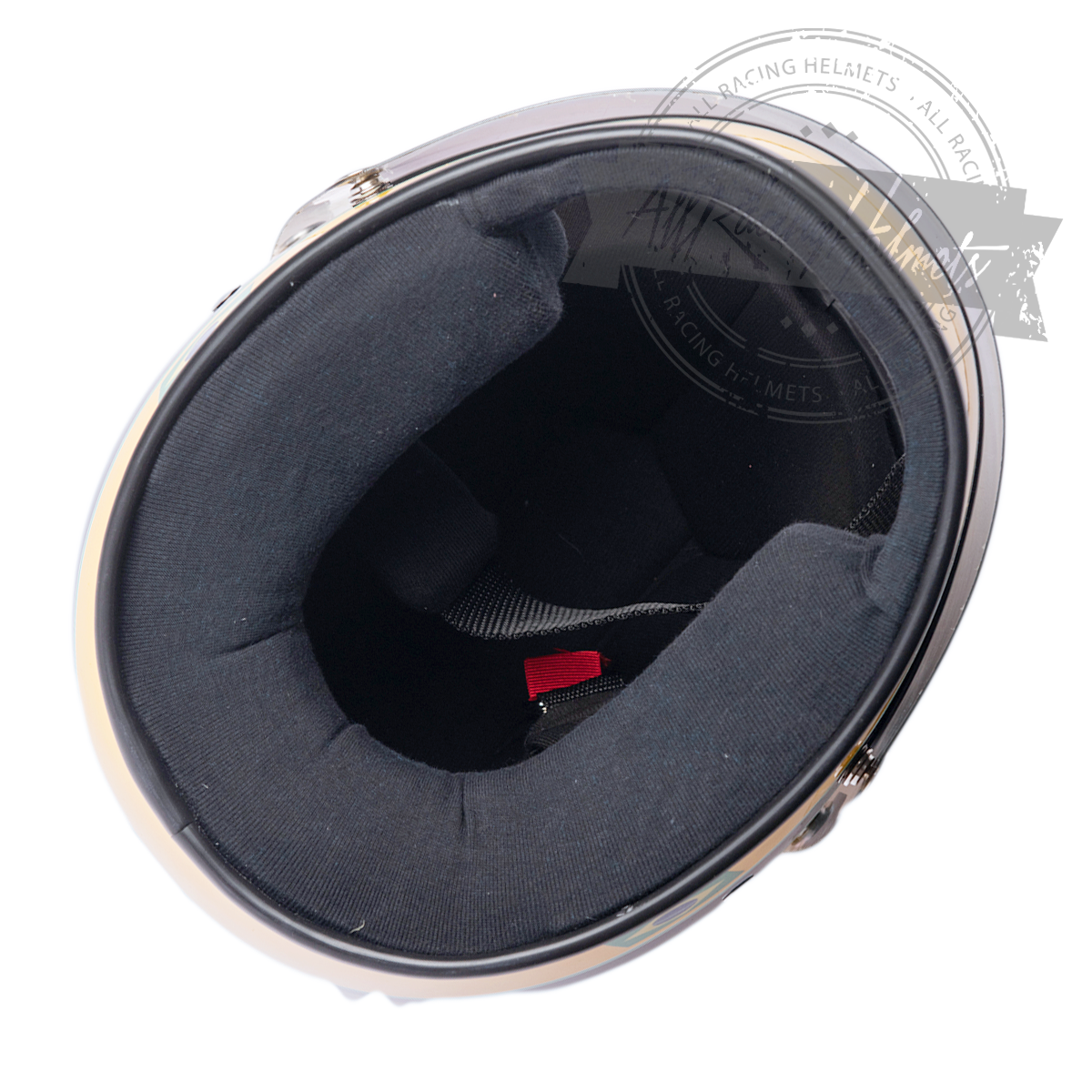 Casque réplique Ayrton Senna Formule Ford 1600 de 1981, échelle 1:1