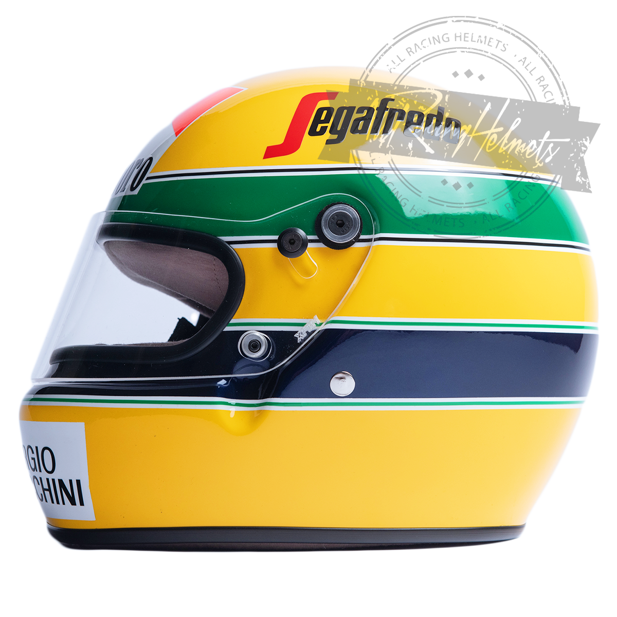 Ayrton Senna 1984 F1 Replica Helmet | Full Scale 1:1