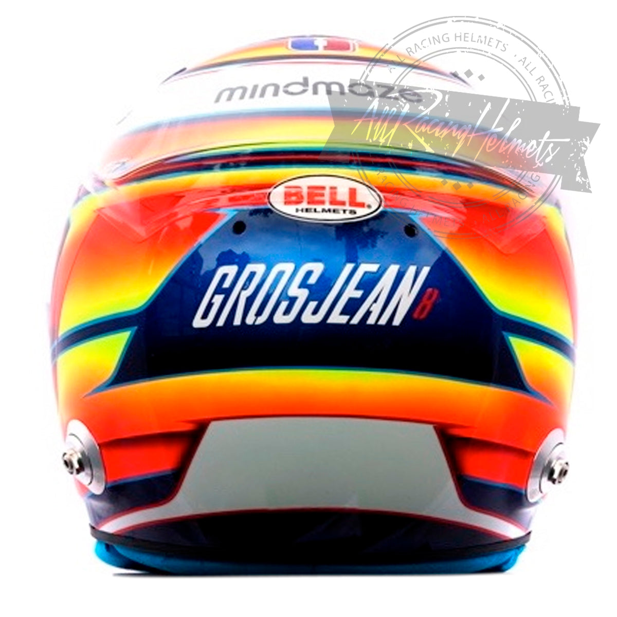 Casque Réplique Romain Grosjean F1 2020 Échelle 1:1