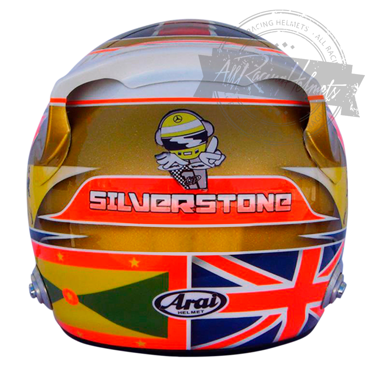 Lewis Hamilton 2012 Silverstone GP F1 Replica Helmet 1:1 Scale