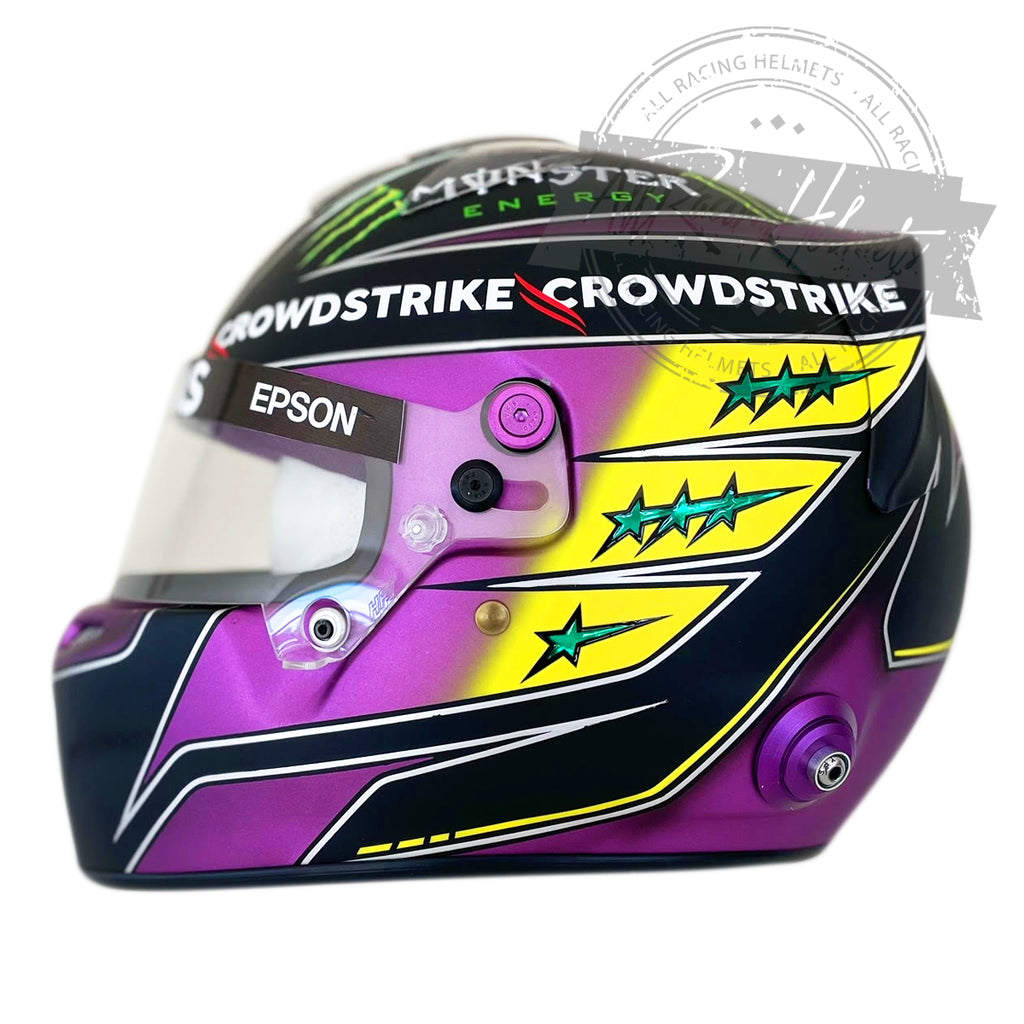 Lewis Hamilton 2021 Interlagos GP F1 Replica Helmet Scale 1:1