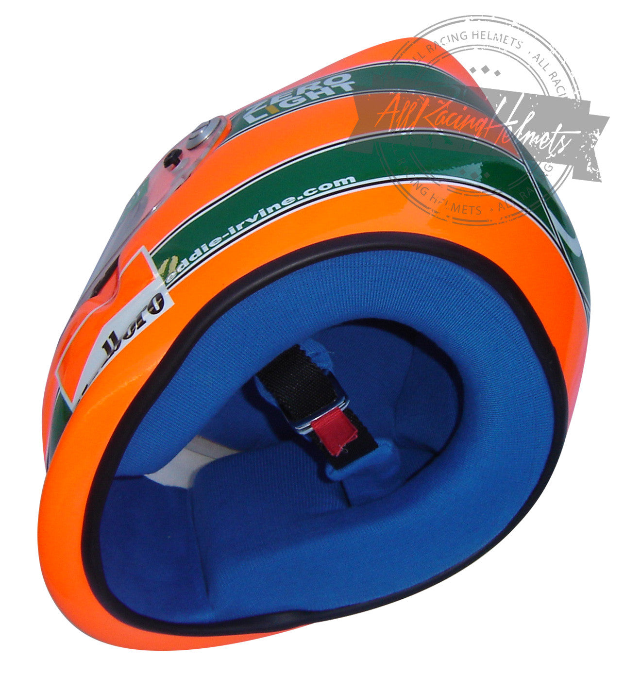 Casco réplica F1 Eddie Irvine 1998 Escala 1:1