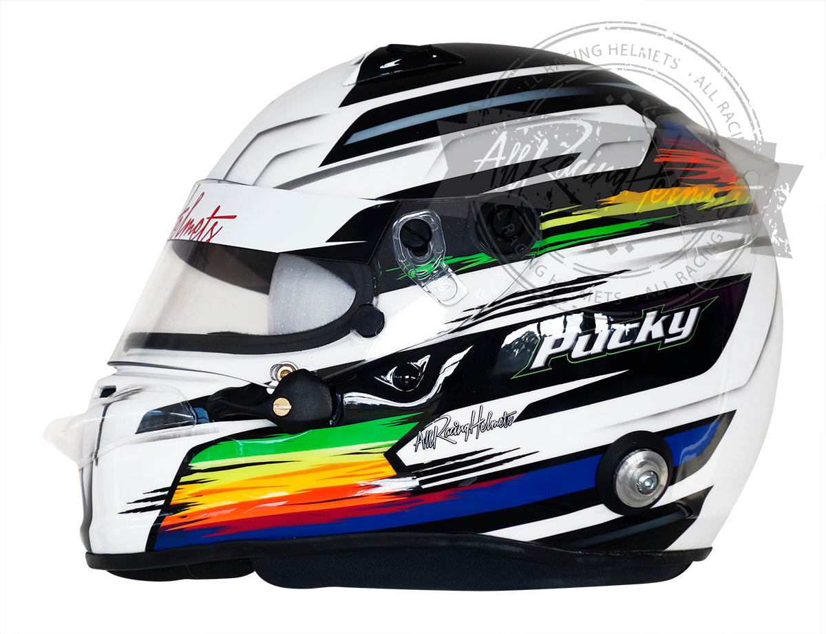 canadian flag motorcycle helmet Pucky" Helmet – All Racing Helmets