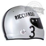 Daniel Ricciardo 1000th F1 Grand Prix Jack Brabham Tribute Replica Helmet Scale 1:1