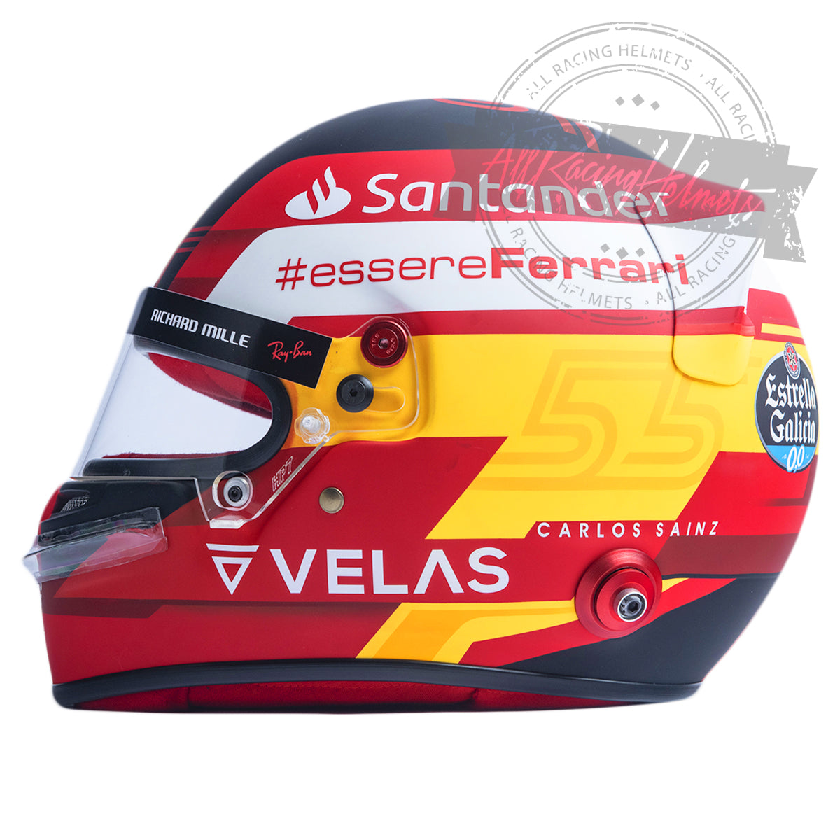 Casque 1/2 Carlos Sainz - GP Australie 2019 - Miniature F1
