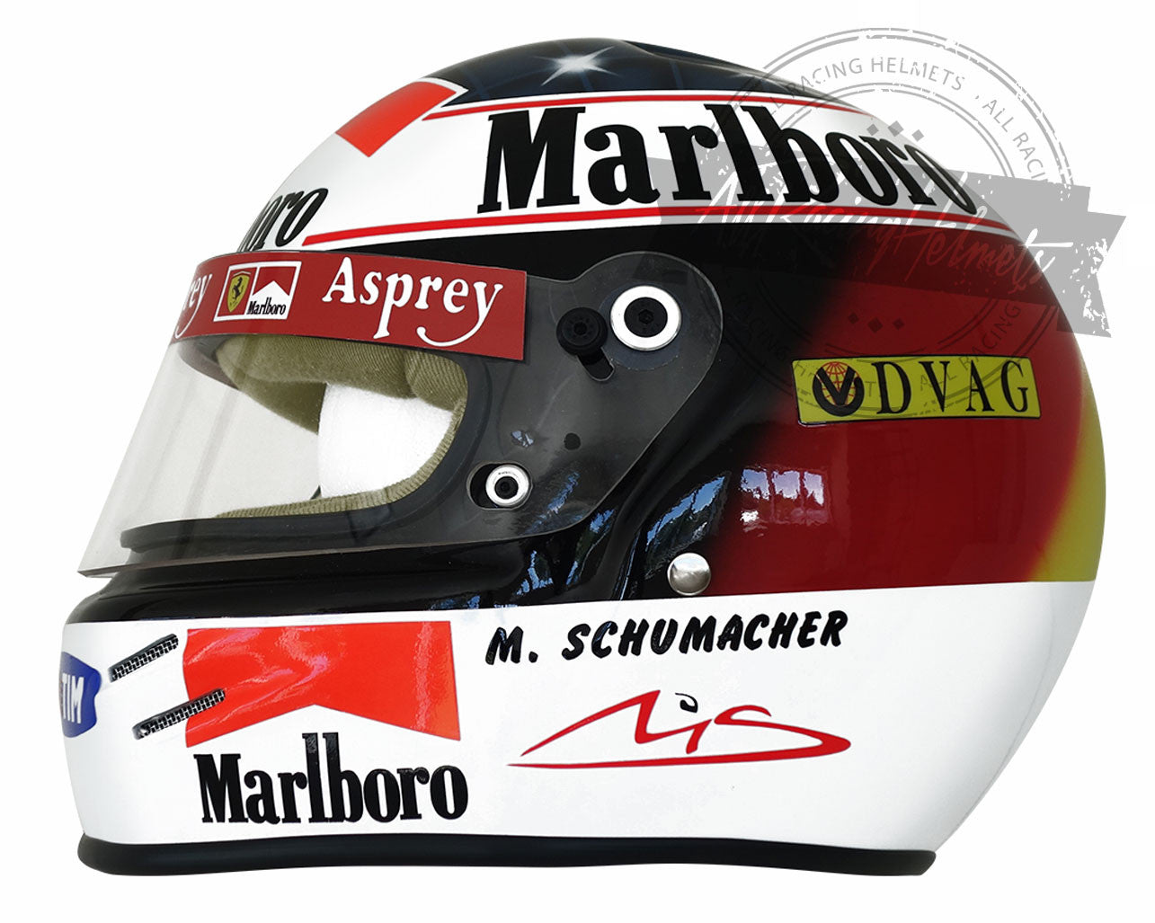 Michael Schumacher 1999 F1 Replica Helmet | Full Scale 1:1 | All Racing Helmets Michael Schumacher 1999 F1 Replica Helmet | Full Scale 1:1 | All Racing Helmets