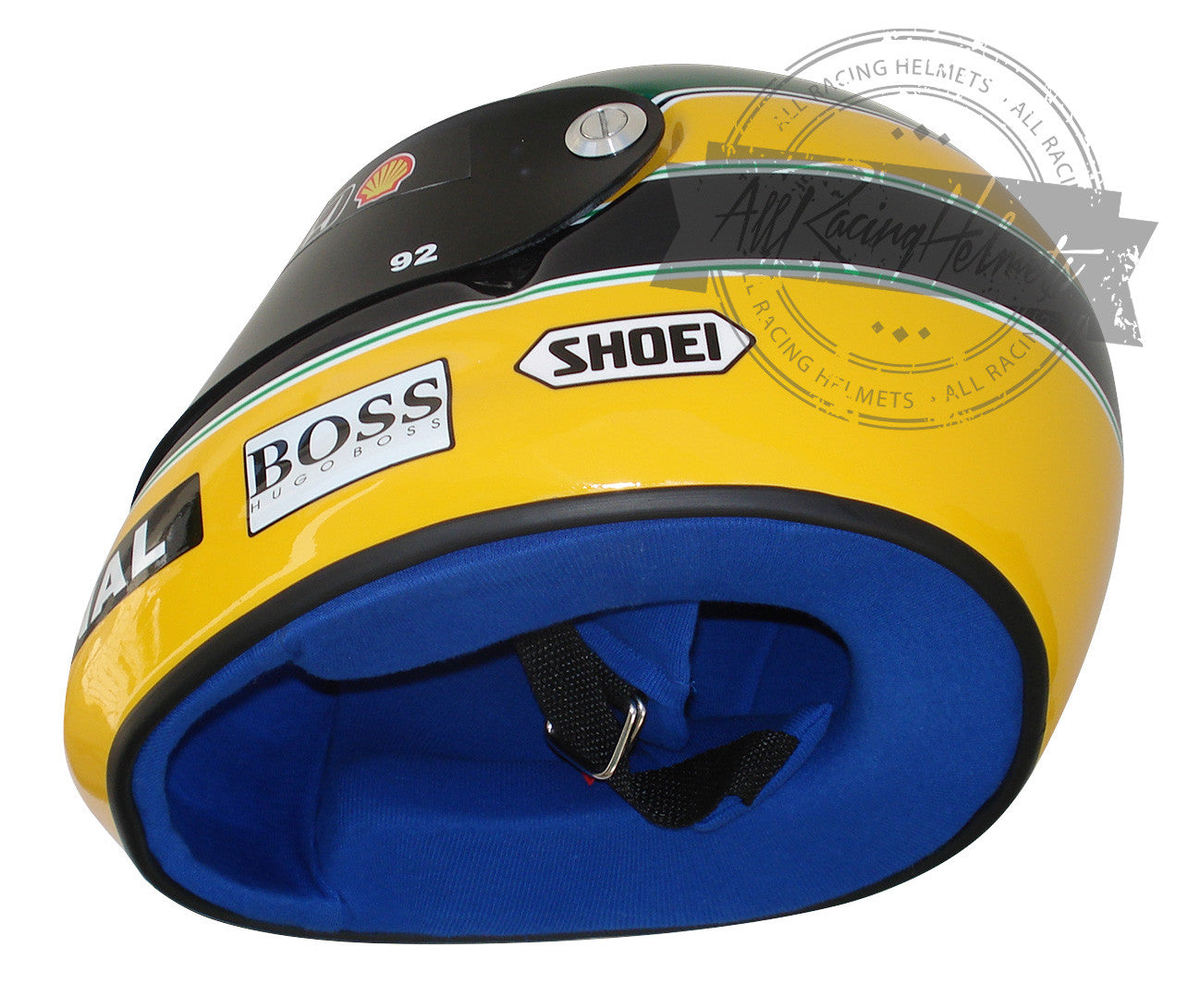 Ayrton Senna 1992 F1 Replica Helmet 1:1 Scale