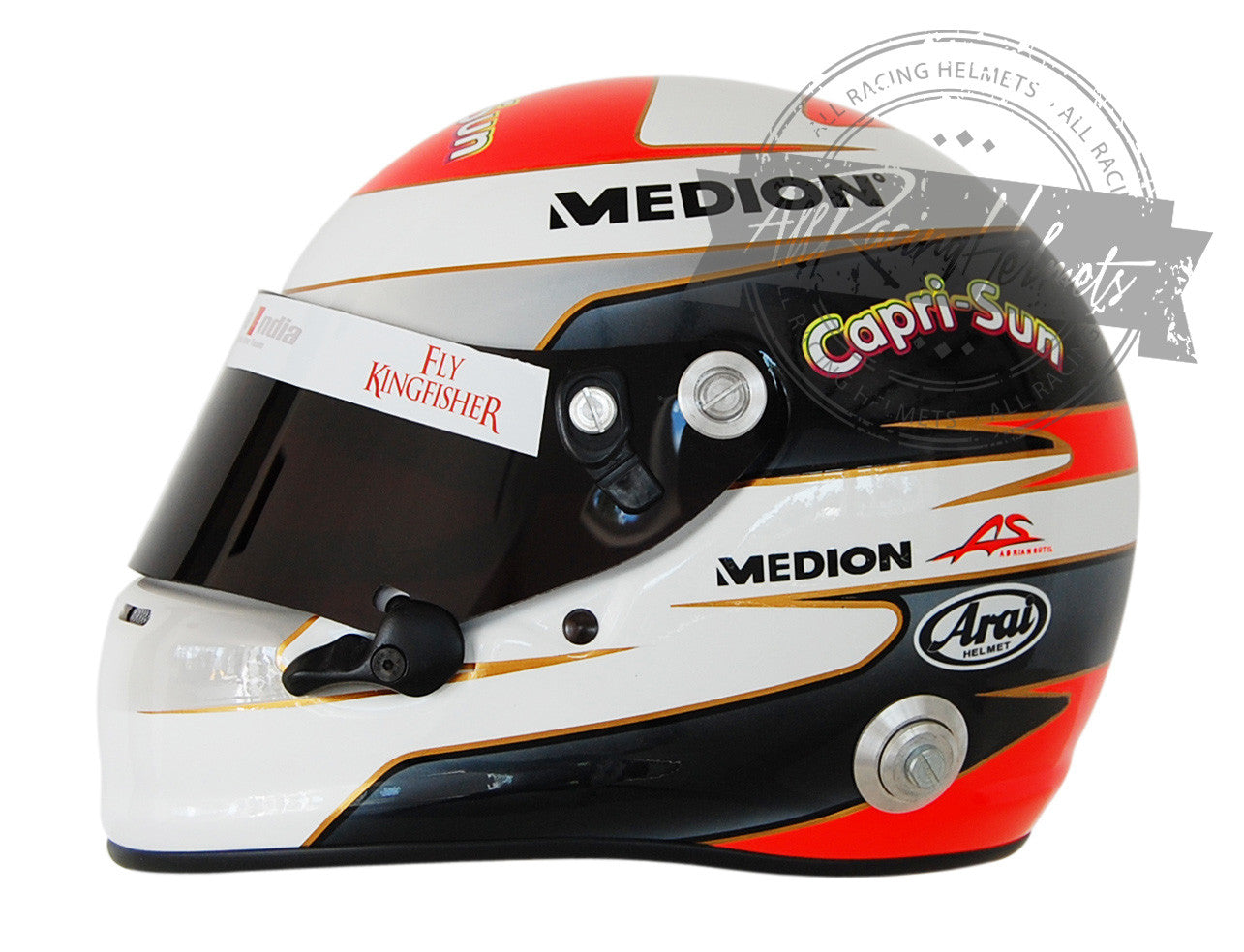 Adrian Sutil 2013 F1 Replica Helmet | Full Scale 1:1