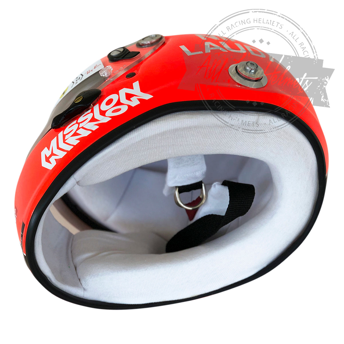 Sebastian Vettel 2019 Monaco GP "Tribute Niki Lauda" F1 Replica Helmet 1:1 Scale