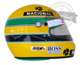 Ayrton Senna 1990 RHEOS ACURA F1 Replica Helmet Scale 1:1