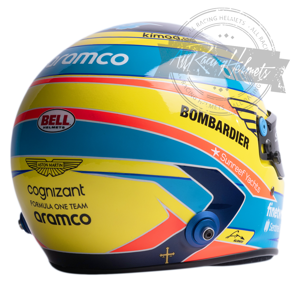 Fernando Alonso 2023 F1 Replica Helmet 1:1 Scale