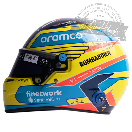 Casque réplique F1 Fernando Alonso 2023 à l'échelle 1:1