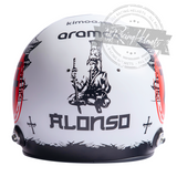 Fernando Alonso 2023 Japanese GP F1 Replica Helmet Scale 1:1