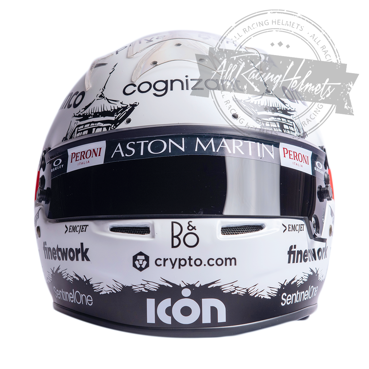 Fernando Alonso 2023 Japanese GP F1 Replica Helmet 1:1 Scale