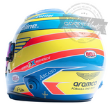 Fernando Alonso 2024 F1 Replica Helmet Scale 1:1