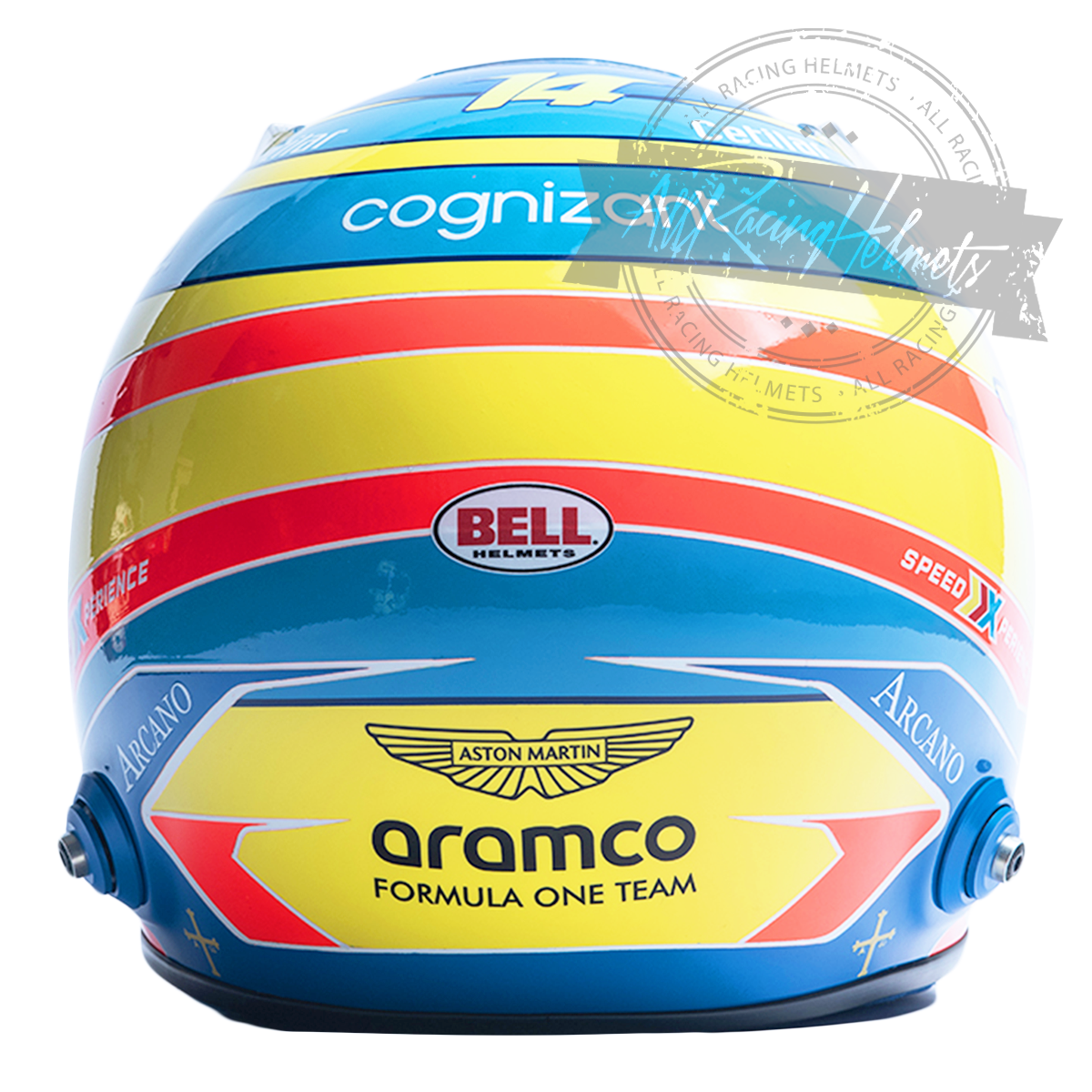 Fernando Alonso 2024 F1 Replica Helmet 1:1 Scale