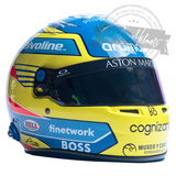 Fernando Alonso 2024 F1 Replica Helmet Scale 1:1