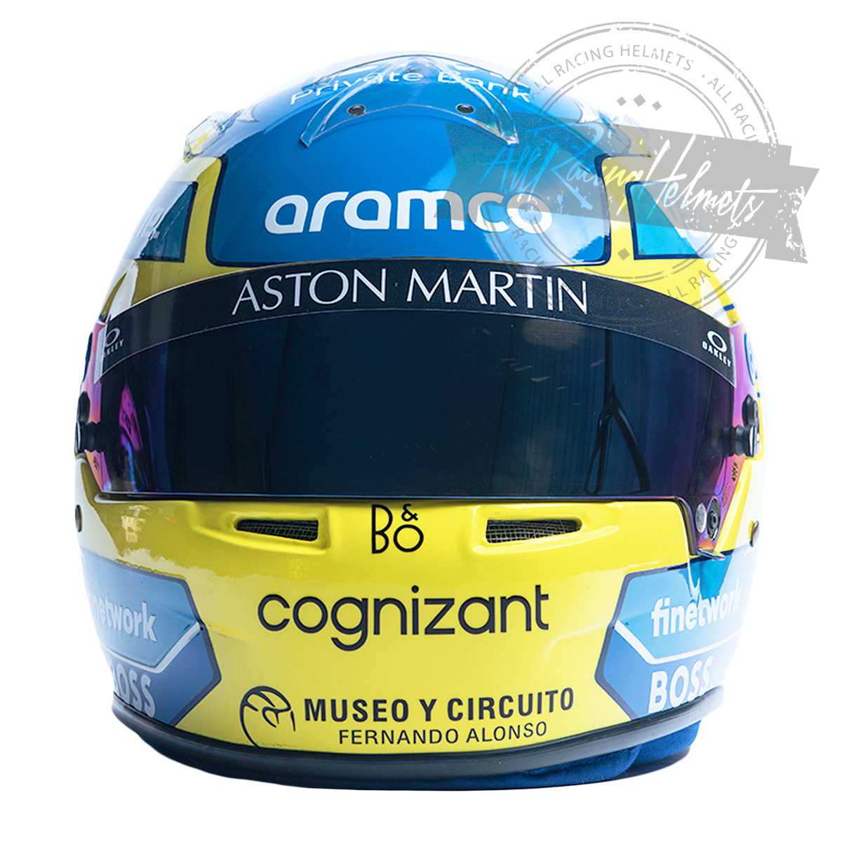 Fernando Alonso 2024 F1 Replica Helmet 1:1 Scale