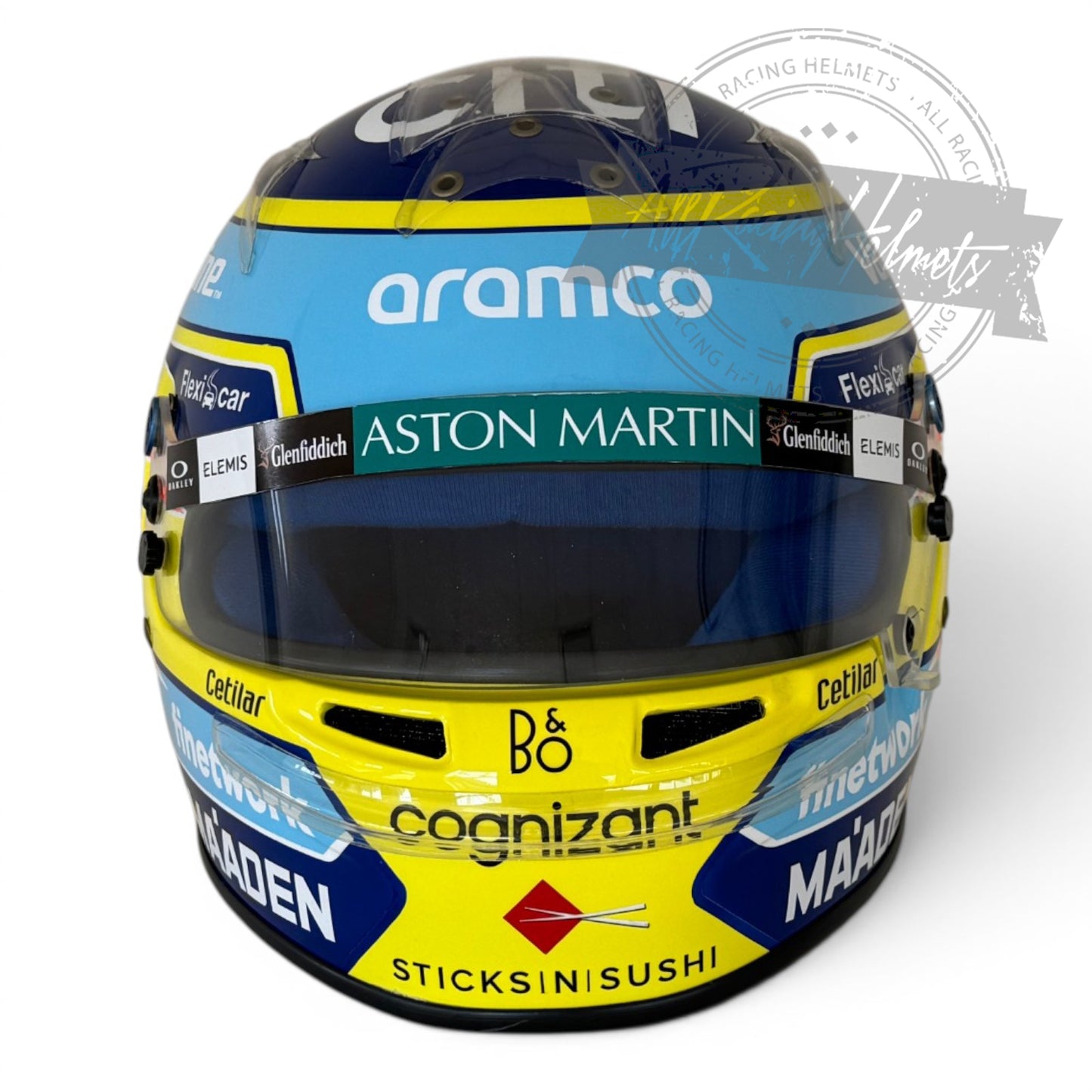 Fernando Alonso 2025 F1 Replica Helmet 1:1 Scale