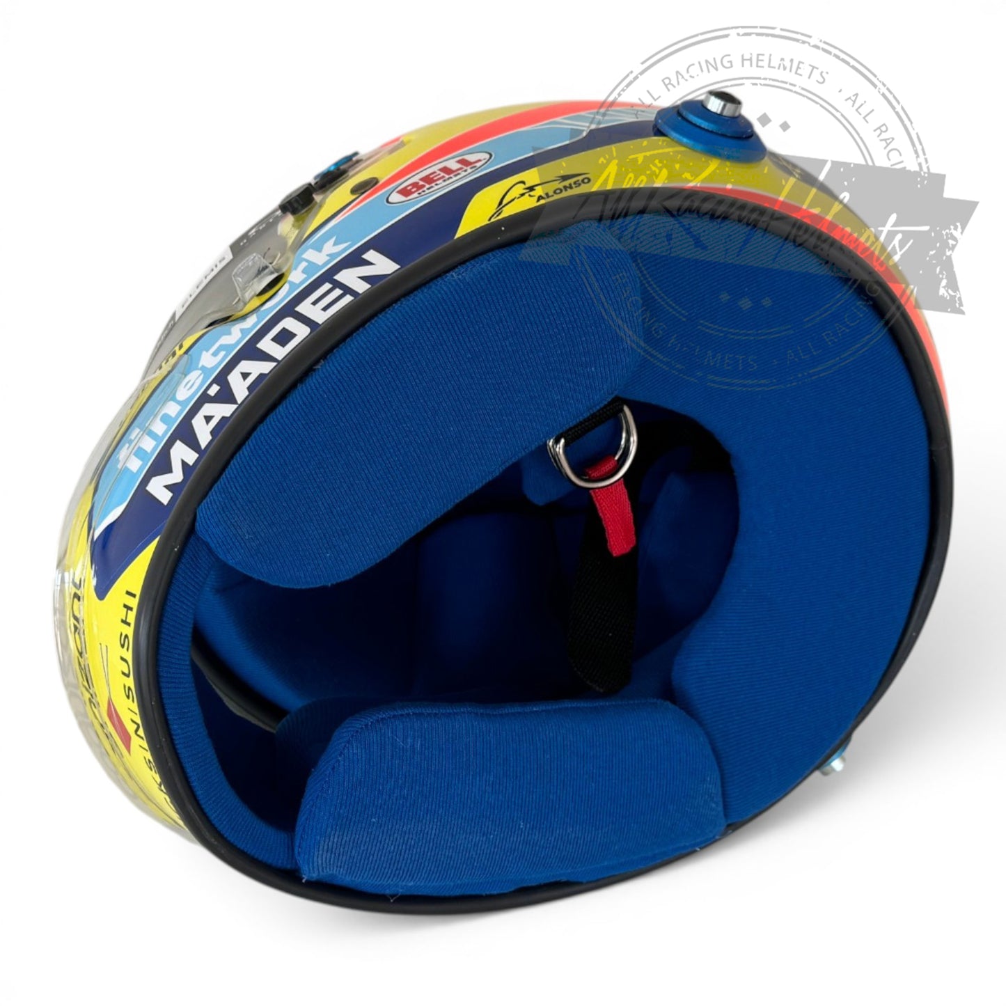 Fernando Alonso 2025 F1 Replica Helmet | Full Scale 1:1 Fernando Alonso 2025 F1 Replica Helmet | Full Scale 1:1