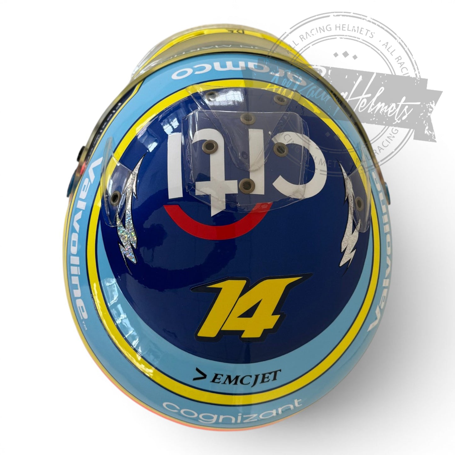 Fernando Alonso 2025 F1 Replica Helmet 1:1 Scale