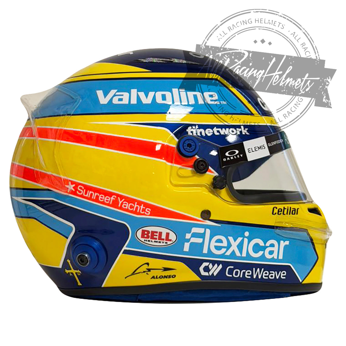 Casco Replica de Charles Leclerc F1 2026 Gran Premio de Monza Escala 1:1