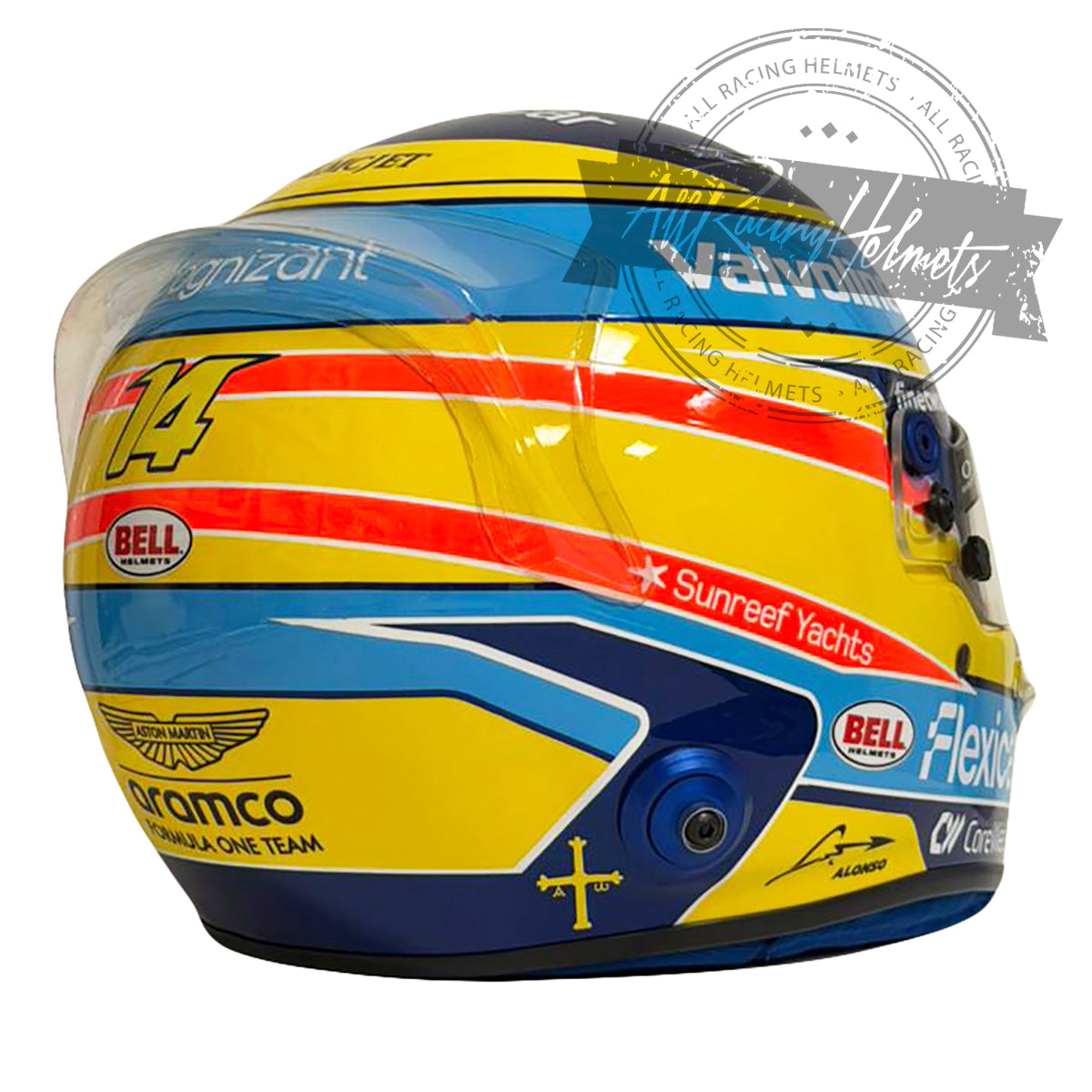 Casco Replica de Charles Leclerc F1 2026 Gran Premio de Monza Escala 1:1