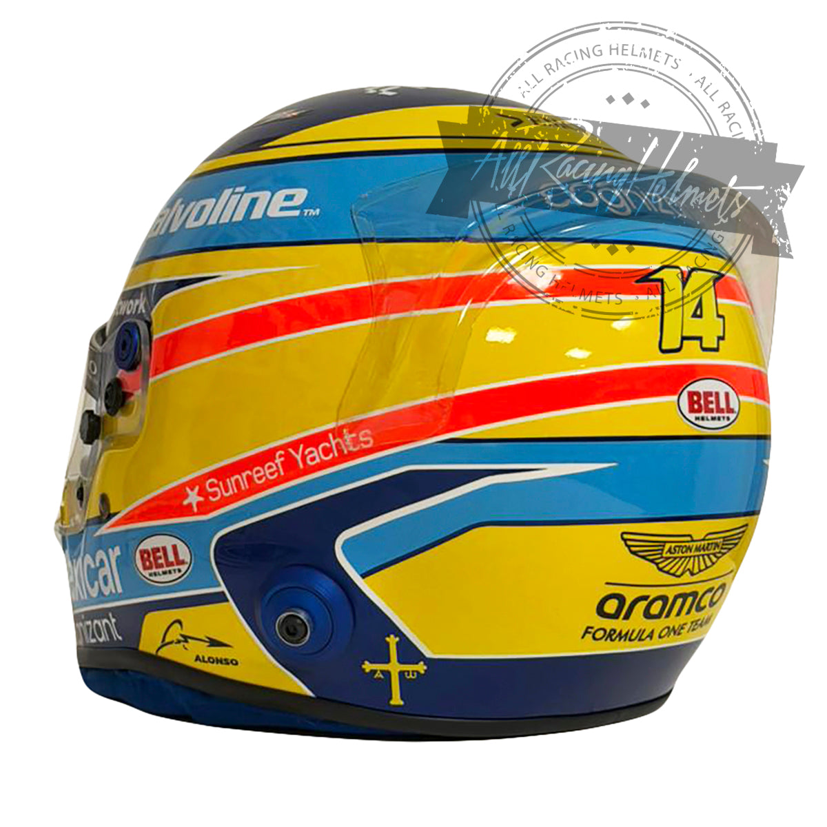 Casco Replica de Charles Leclerc F1 2026 Gran Premio de Monza Escala 1:1