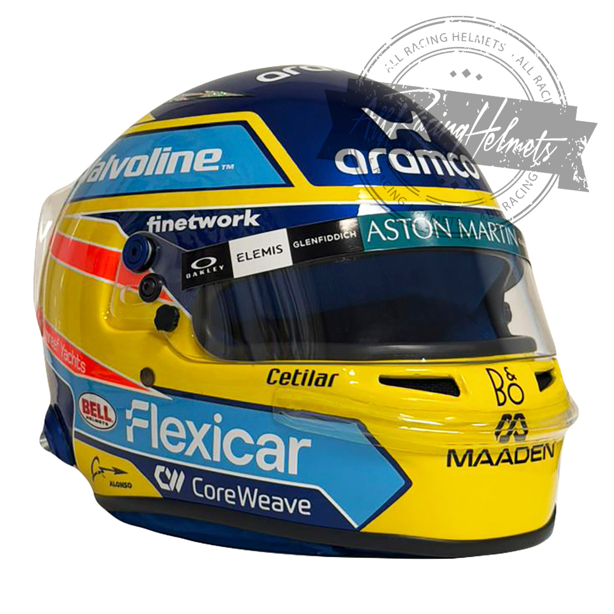 Casco Replica de Charles Leclerc F1 2026 Gran Premio de Monza Escala 1:1