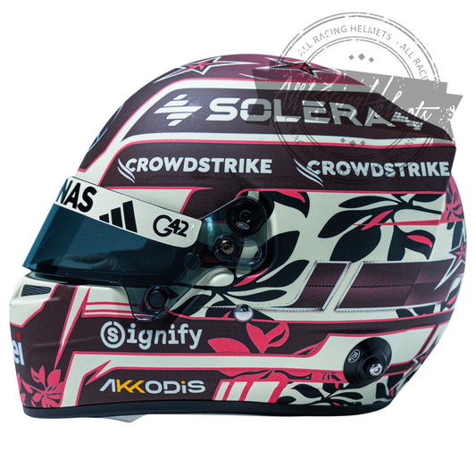 Casque Réplique Kimi Antonelli F1 Grand Prix de Miami 2025 Échelle 1:1