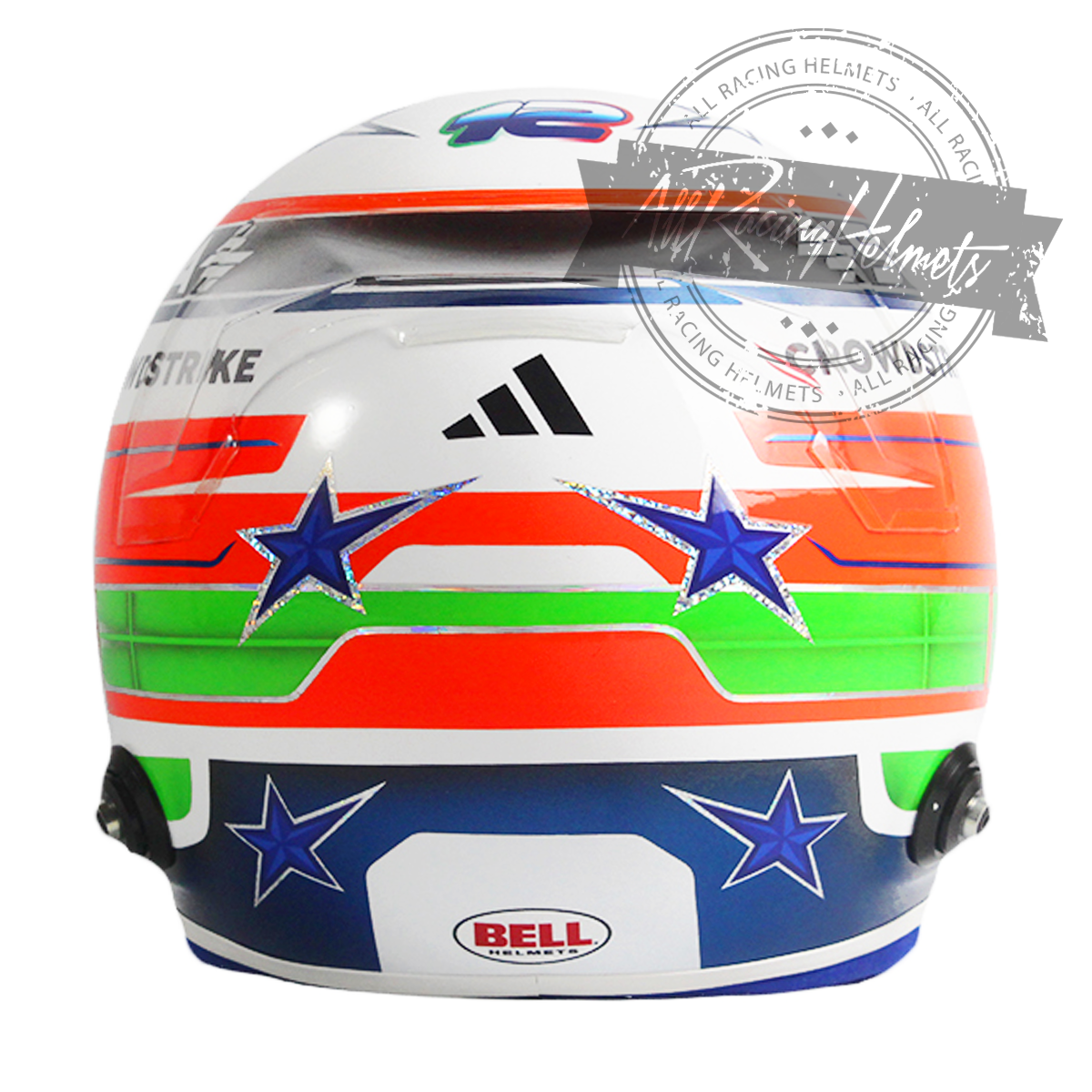 bell haro helmet Kimi Antonelli 2025 F1 Replica Helmet Scale 1:1 – All Racing Helmets