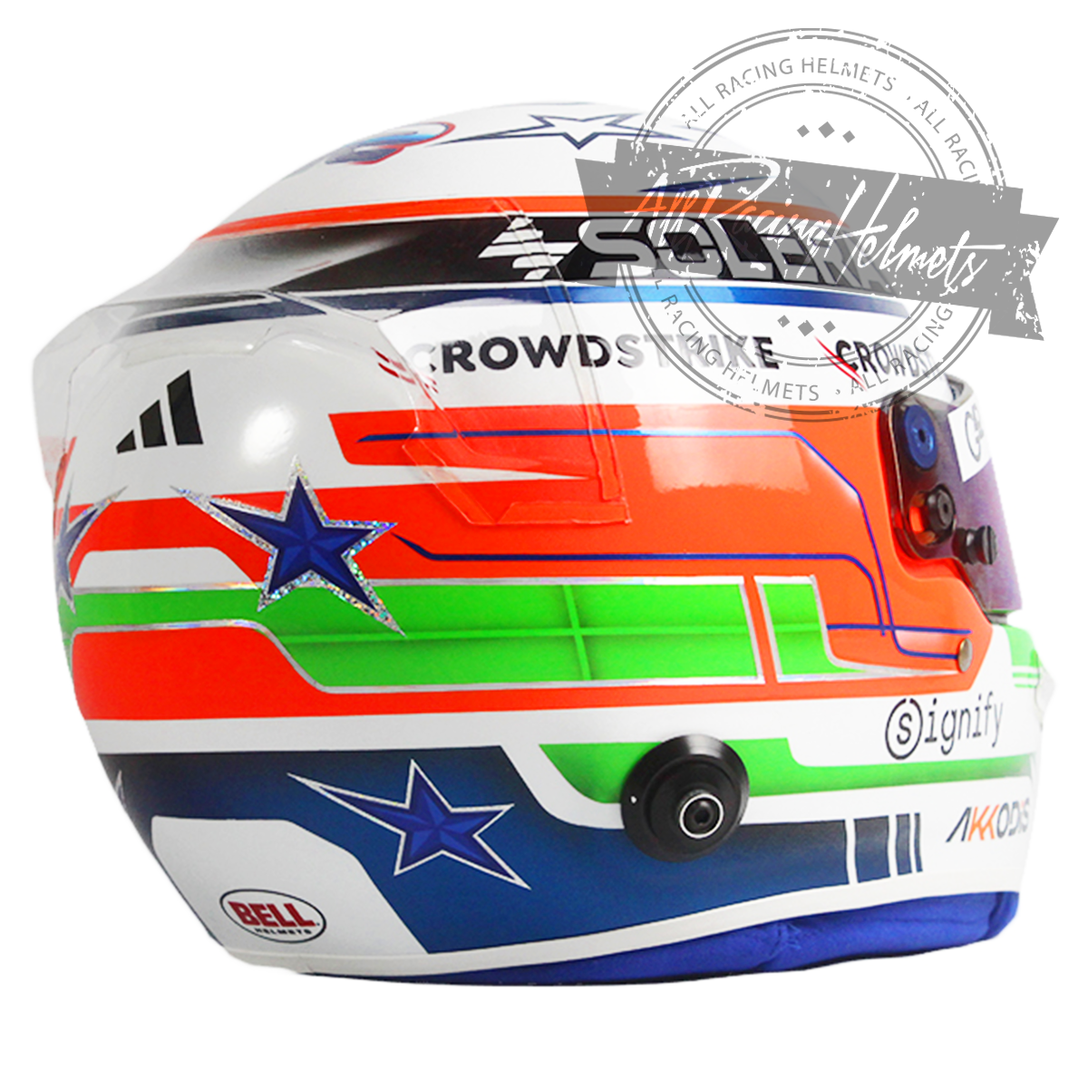 agv antonelli helmet Kimi Antonelli 2025 F1 Replica Helmet Scale 1:1 – All Racing Helmets