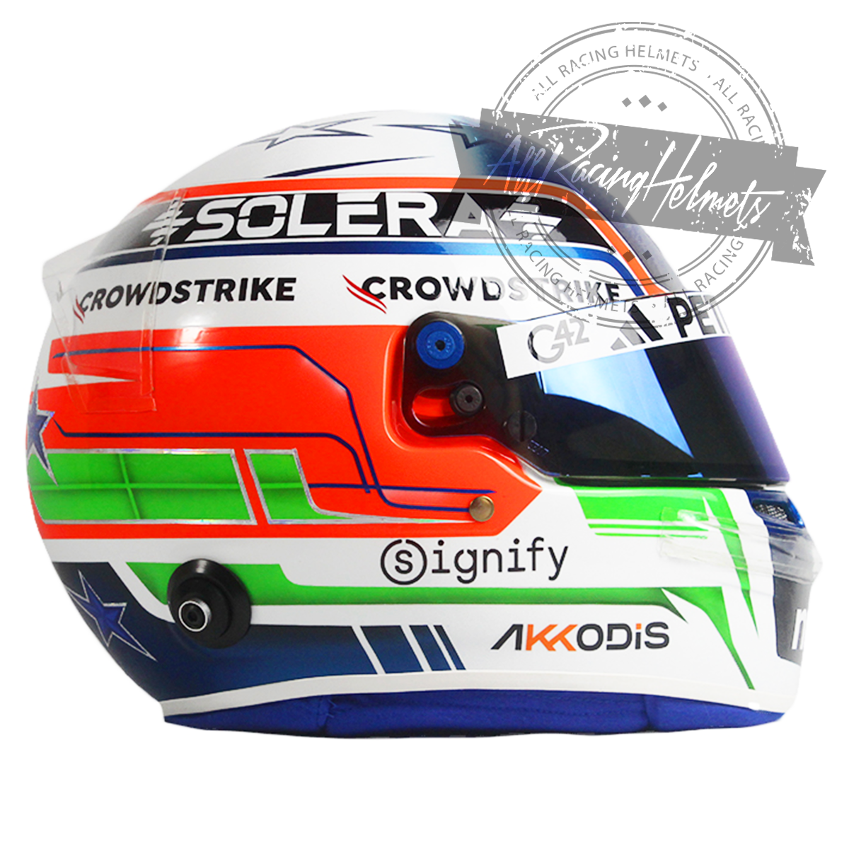 Kimi Antonelli 2025 F1 Replica Helmet Scale 1:1