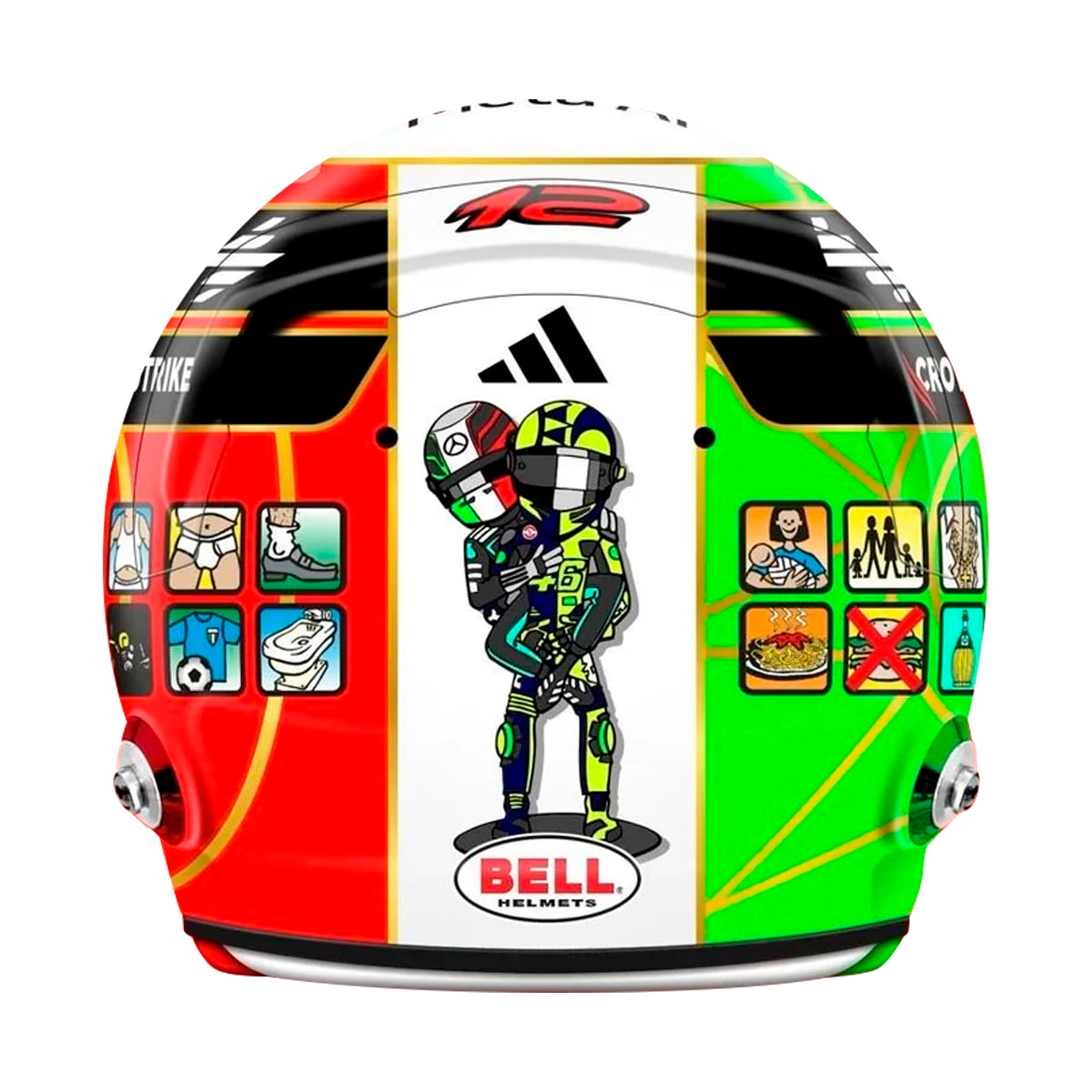 Casque Réplique Kimi Antonelli 2025 F1 Échelle 1:1