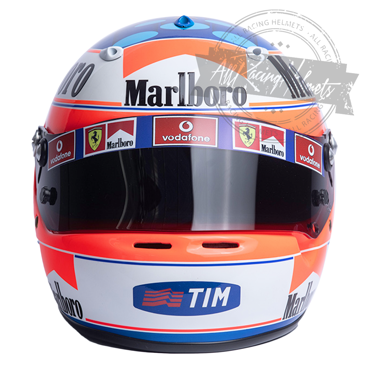 Casque F1 Réplique Rubens Barrichello 2005 Échelle 1:1