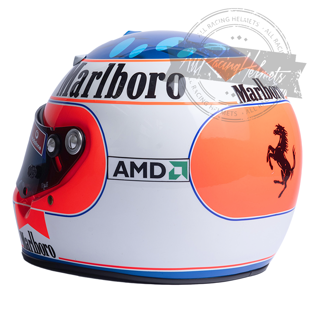 Casque F1 Réplique Rubens Barrichello 2005 Échelle 1:1