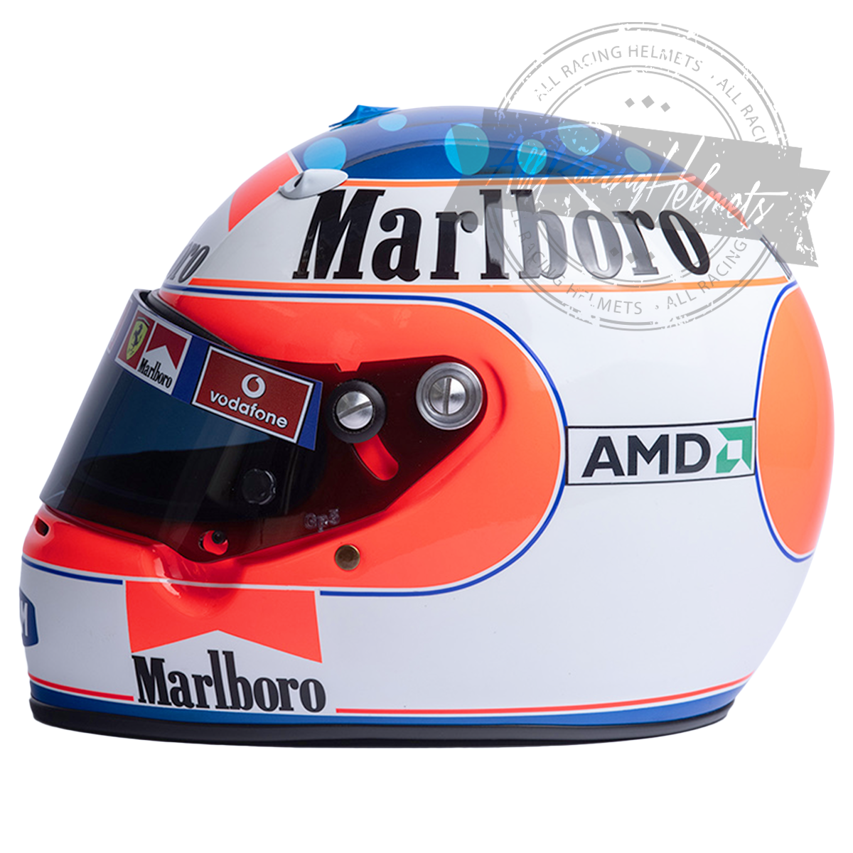 Casque F1 Réplique Rubens Barrichello 2005 Échelle 1:1