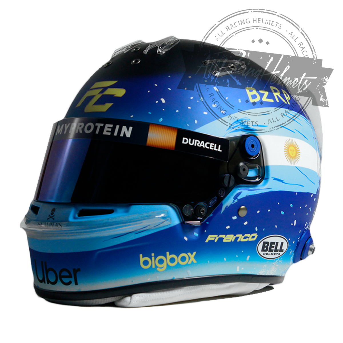 Franco Colapinto 2024 Qatar GP F1 Replica Helmet 1:1 Scale