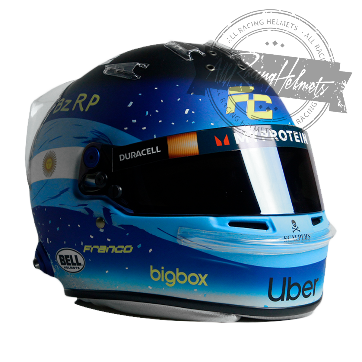 Franco Colapinto 2024 Qatar GP F1 Replica Helmet 1:1 Scale