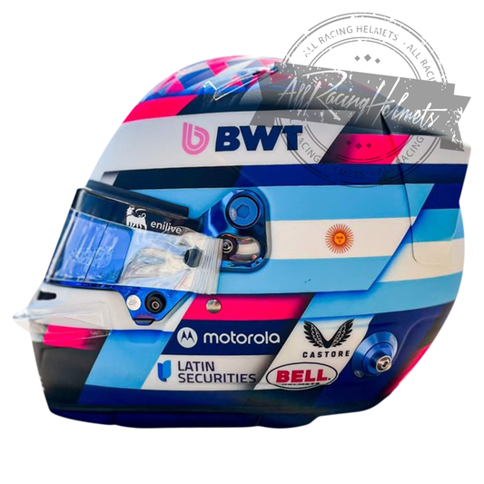 Casque réplique F1 Franco Colapinto 2025 échelle 1:1