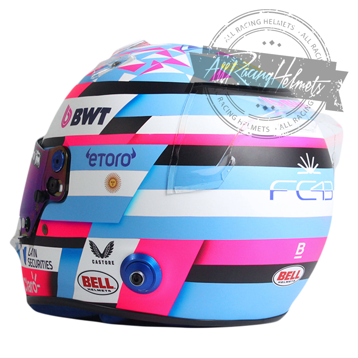 Franco Colapinto 2026 F1 Replica Helmet 1:1 Scale