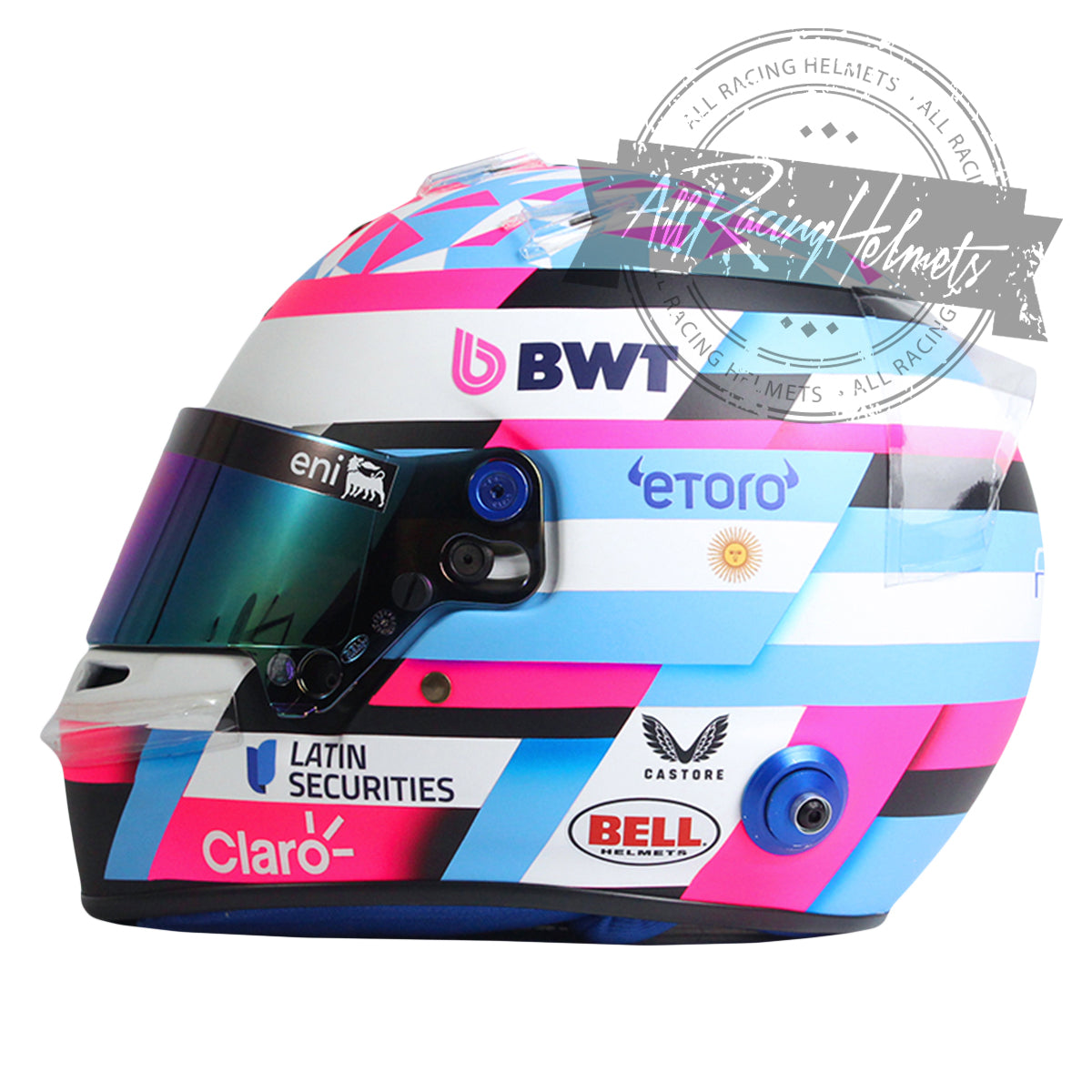 Franco Colapinto 2026 F1 Replica Helmet 1:1 Scale