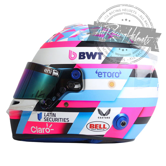 Casco Replica de Franco Colapinto F1 2026 Escala 1:1