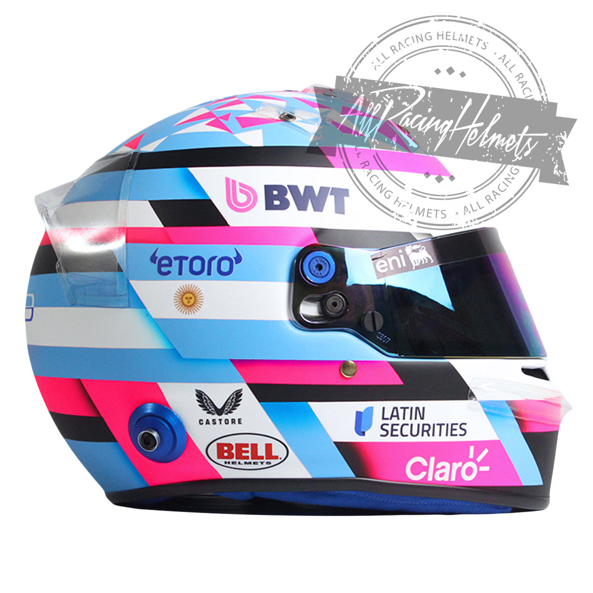 Franco Colapinto 2026 F1 Replica Helmet | Full Scale 1:1 | All