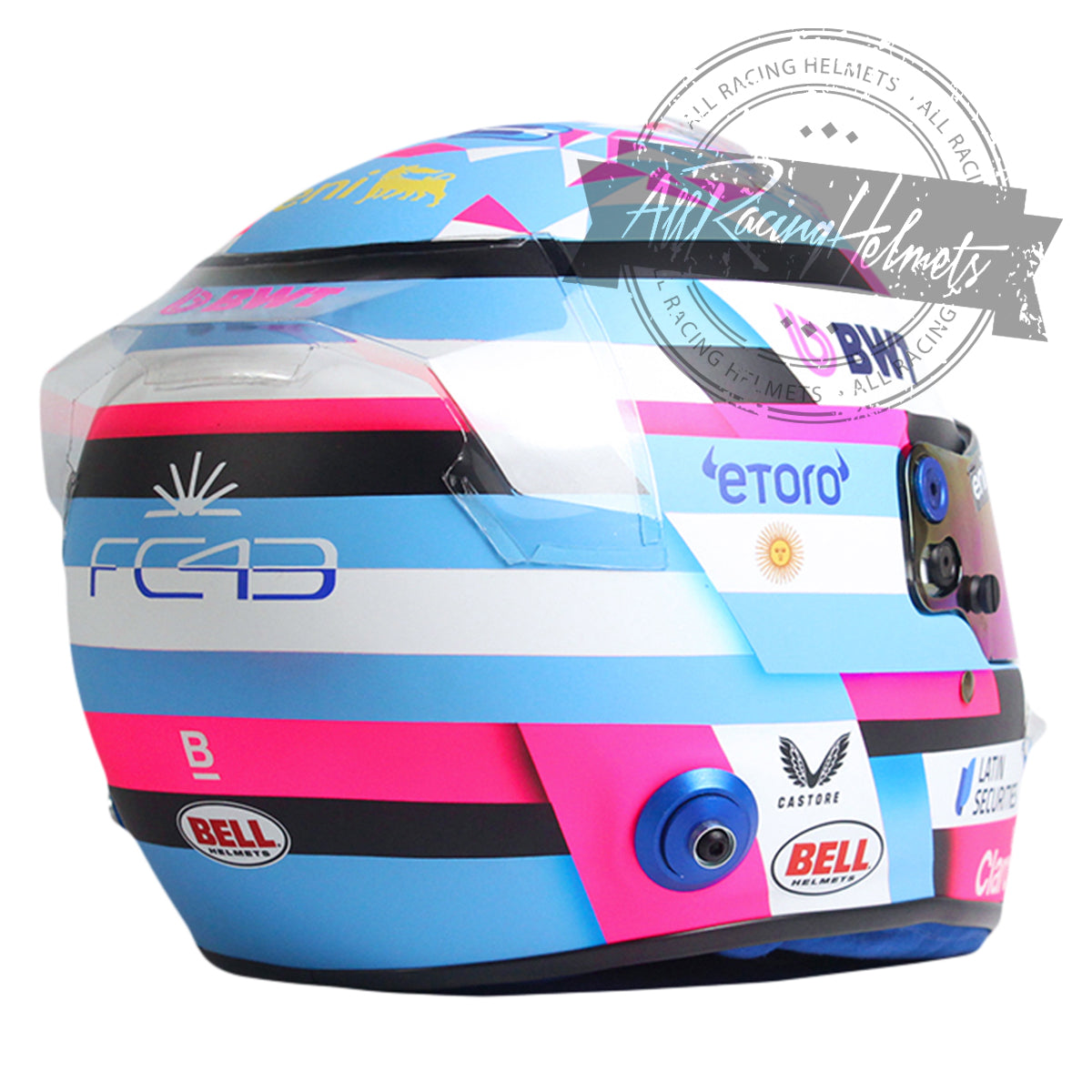 Franco Colapinto 2026 F1 Replica Helmet 1:1 Scale